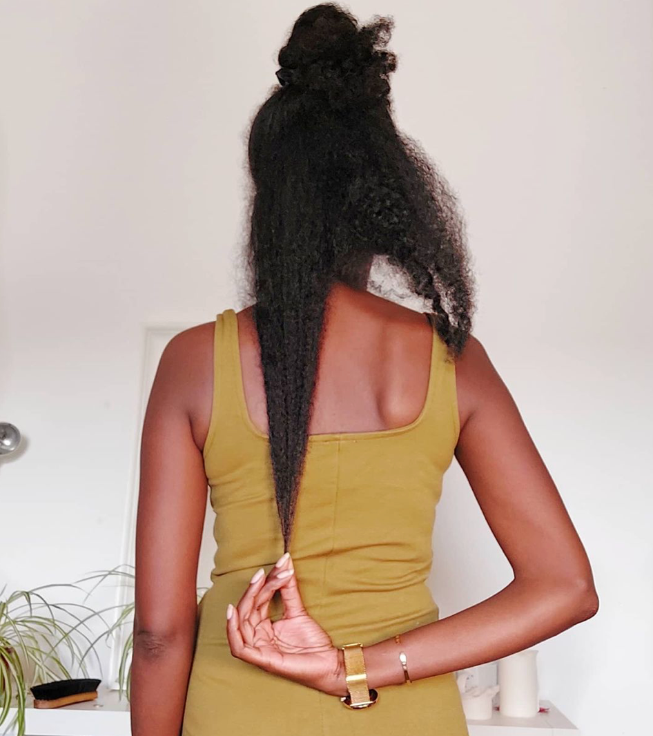 long natural hair