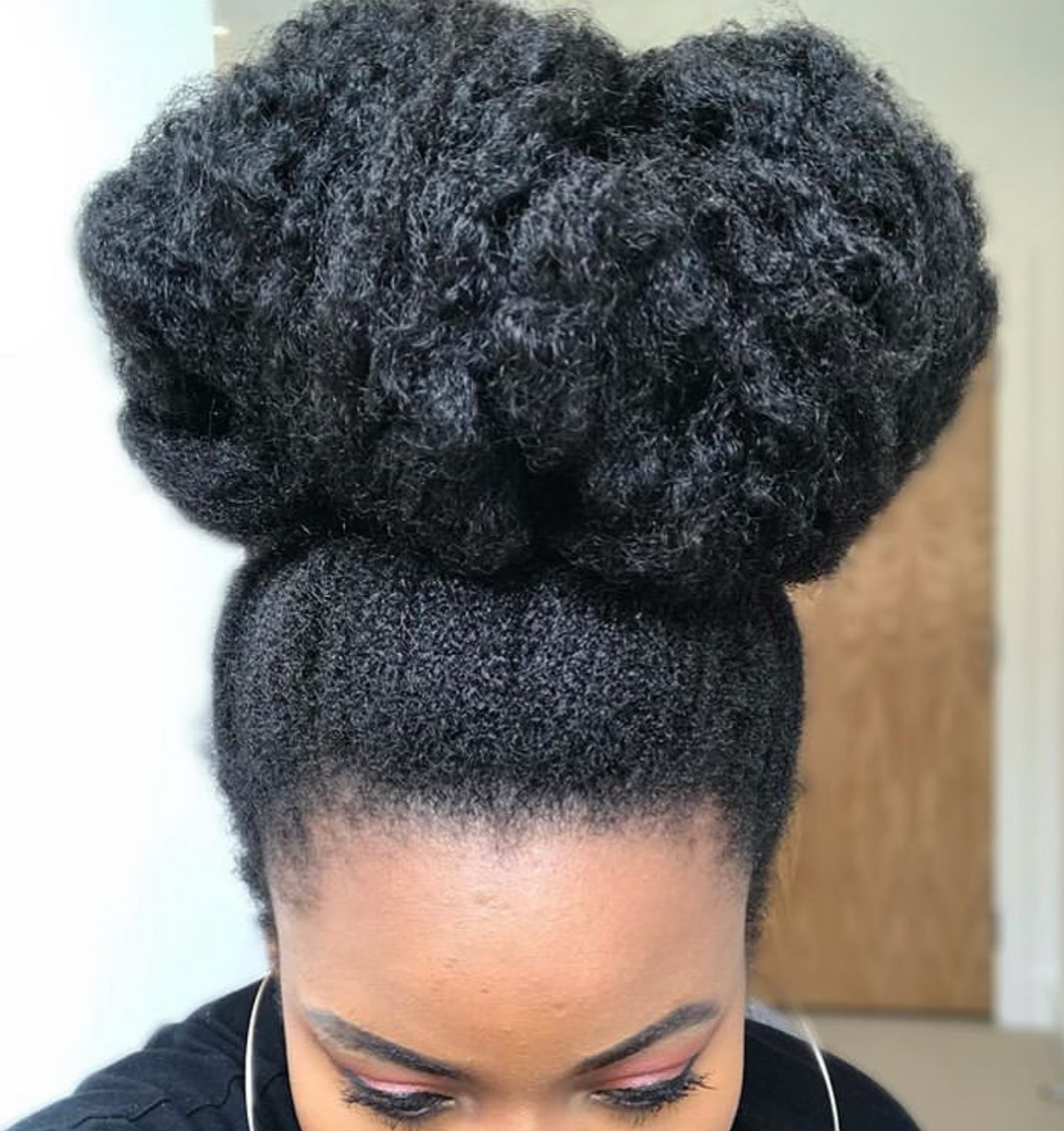 Thick, High Density Natural Hair
