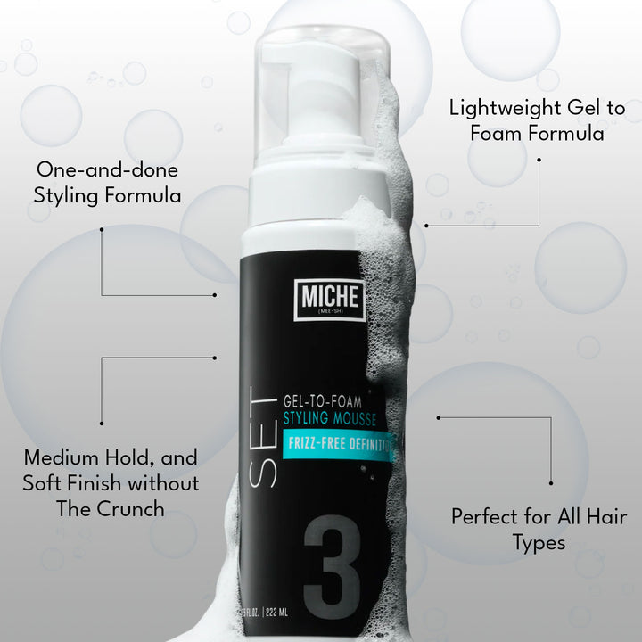 SET Gel-To-Foam Styling Mousse