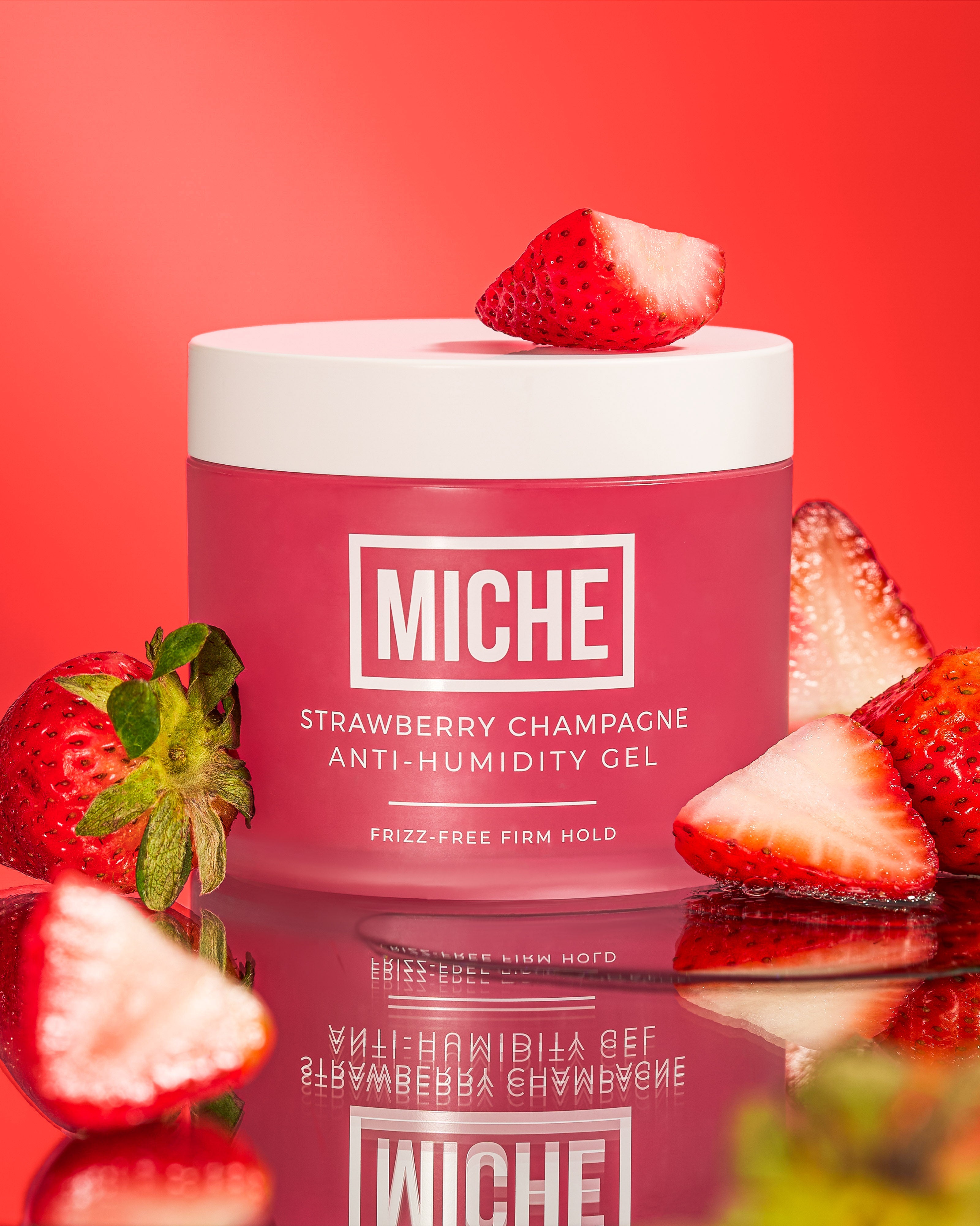Strawberry Champagne Anti-Humidity Firm Hold Hair Gel