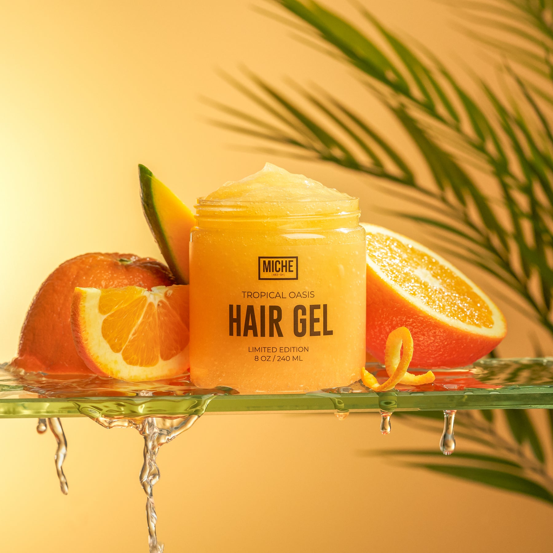 Tropical Oasis AntiHumidity Firm Hold Hair Gel Miche Beauty