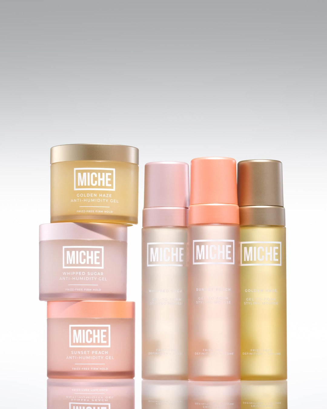 Whipped Sugar, Sunset Peach, & Golden Haze Gel & Mousse Bundle (Limited Edition)