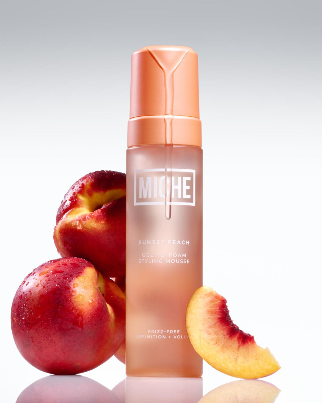 SUNSET PEACH Gel-to-Foam Styling Mousse
